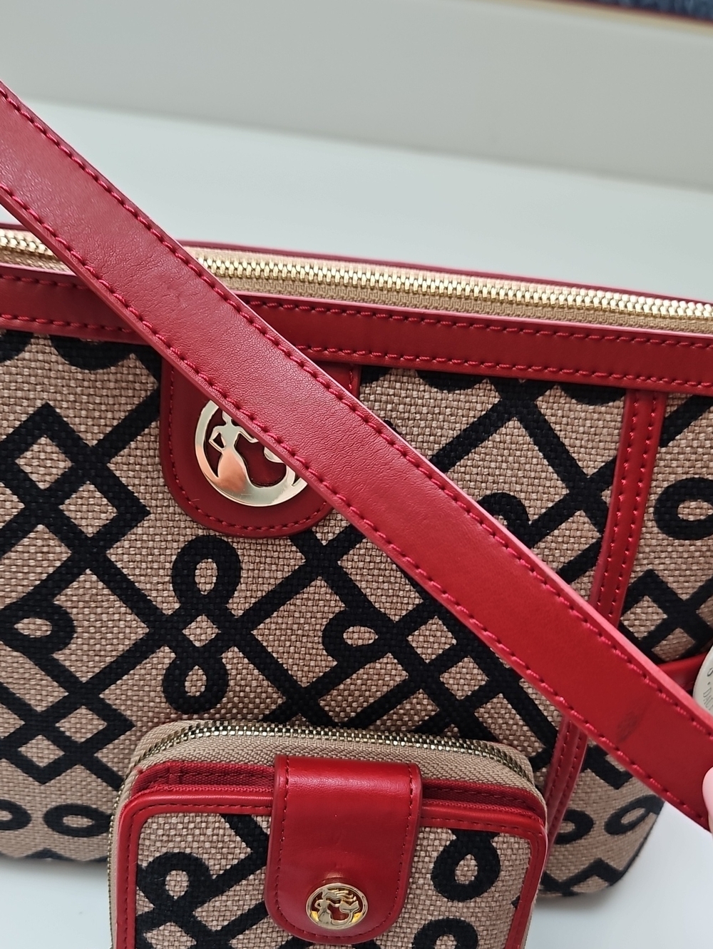 Spartina 449 '1715 Low Country Reign' Satchel, Matching Wallet & Key Fob - Picture 5 of 16